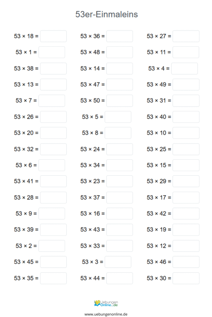 53 er reihe
