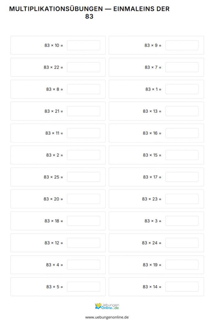 83er reihe