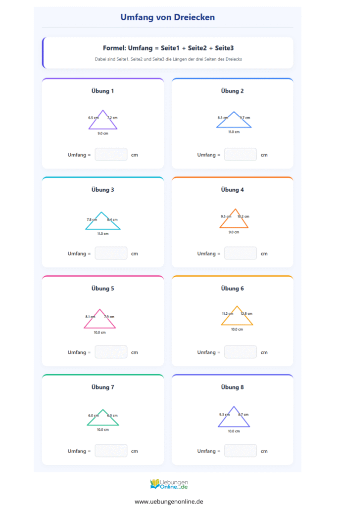 arbeitsblatt flächeninhalt und umfang 4 klasse