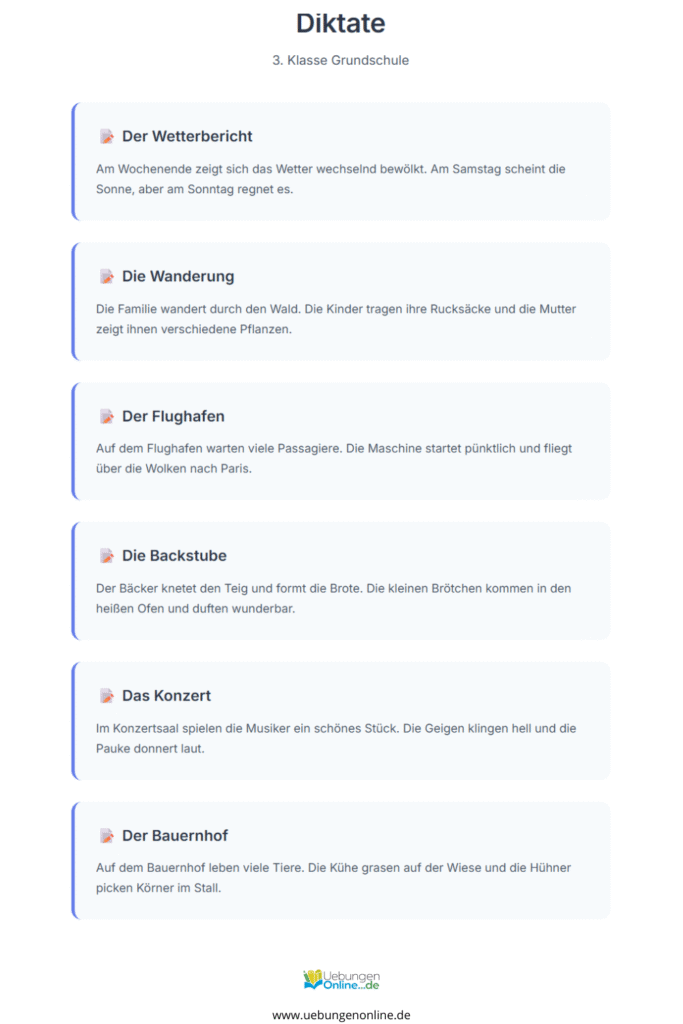 diktat ck tz 4. klasse