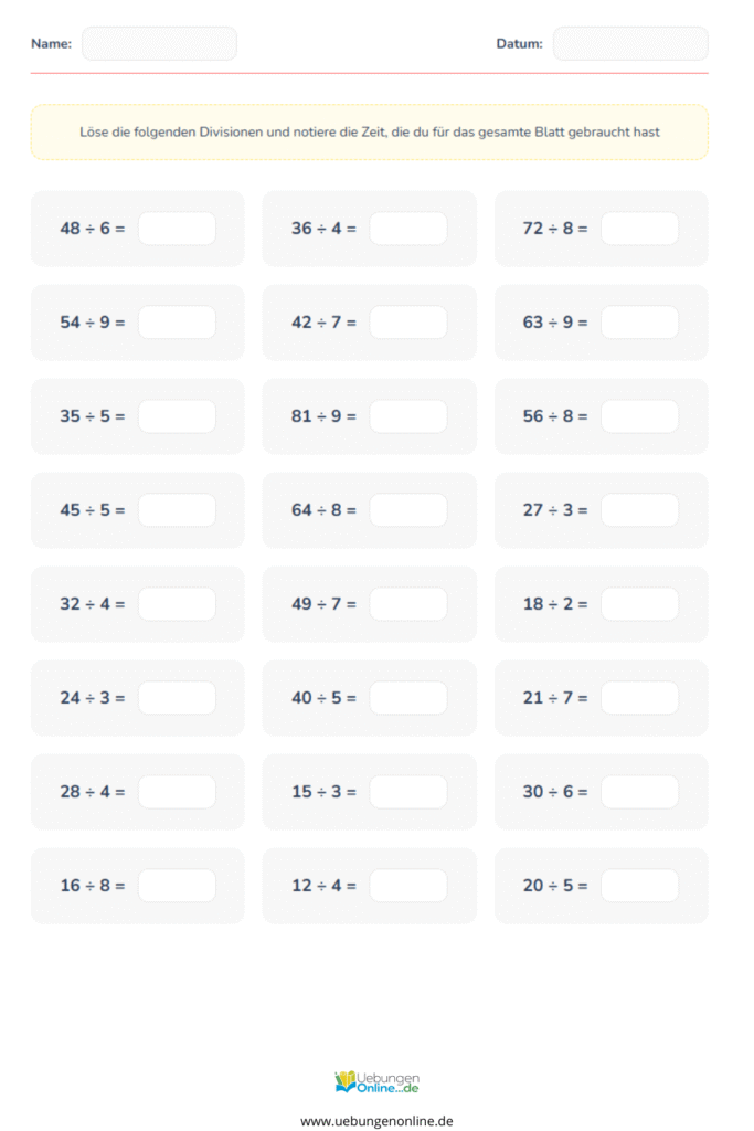 division erklären 2. klasse