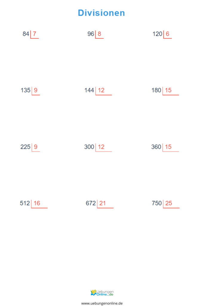 division klasse 4 pdf