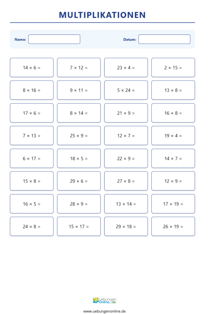 halbschriftliche multiplikation klasse 3