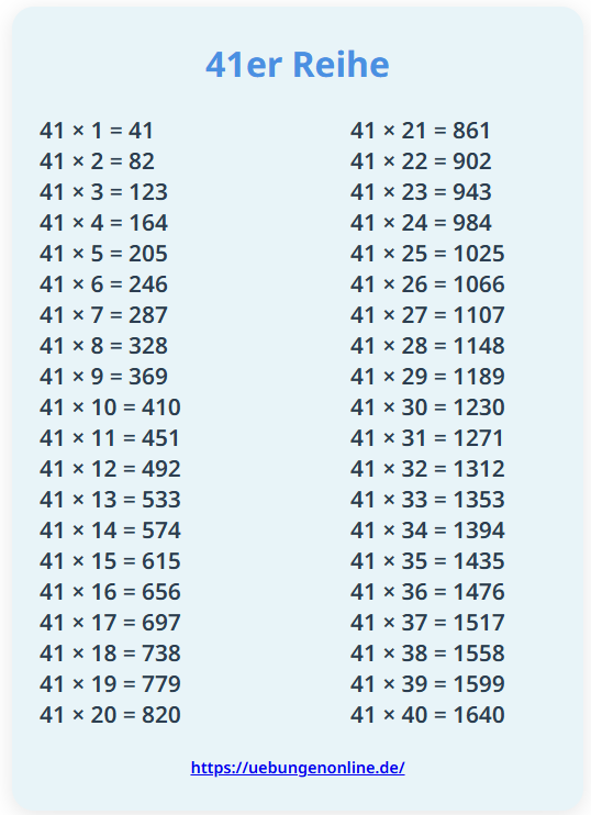 41er Reihe