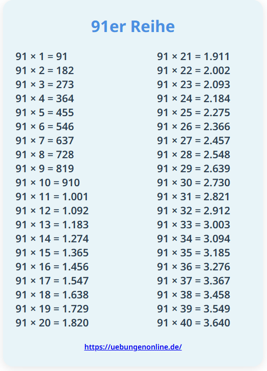 91er Reihe