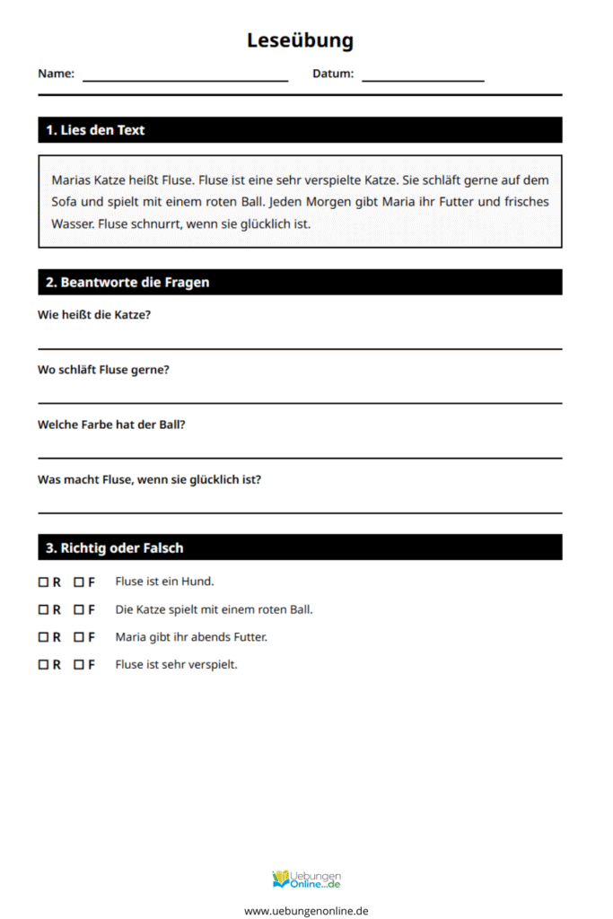 1 klasse lesen lernen