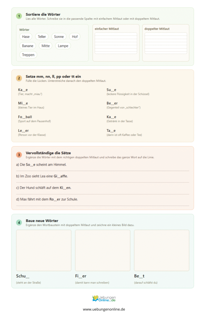 doppelkonsonanten übungen 4 klasse (2)