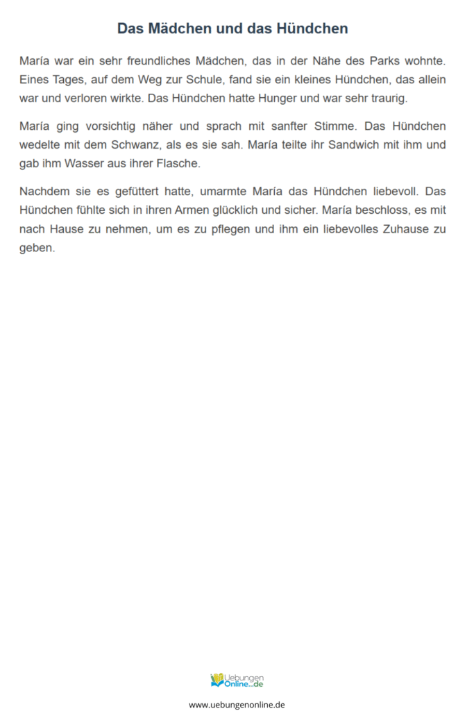 leseübungen klasse 1