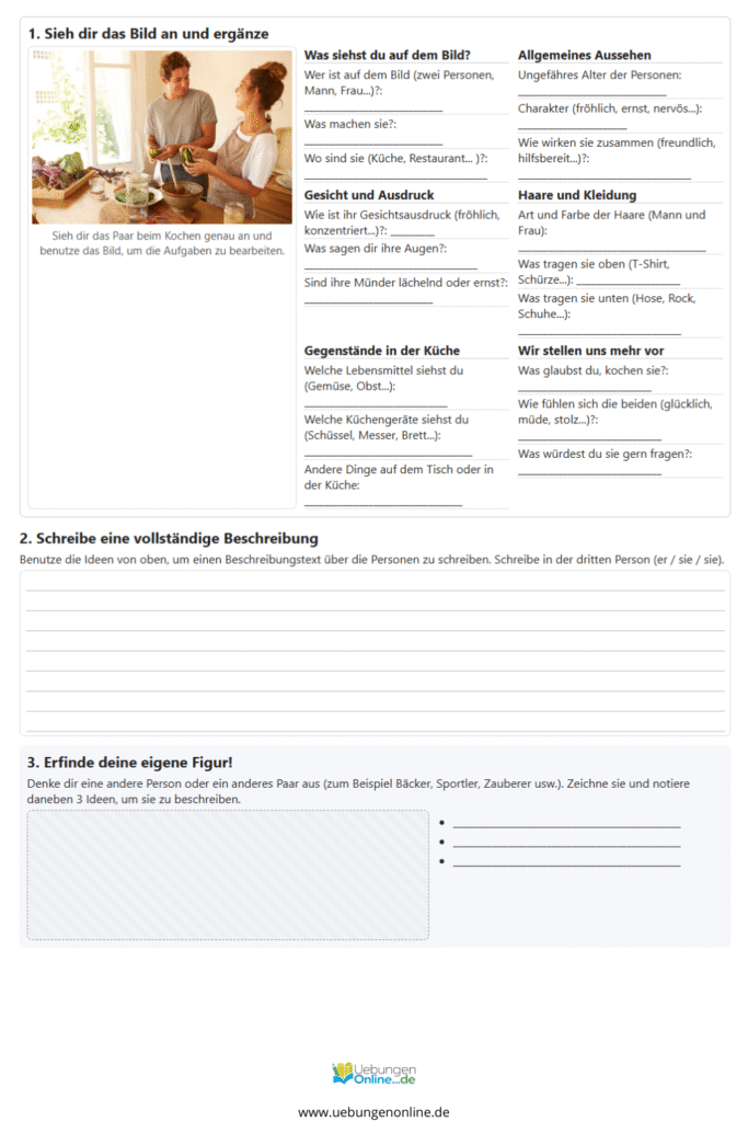 personenbeschreibung klasse 5