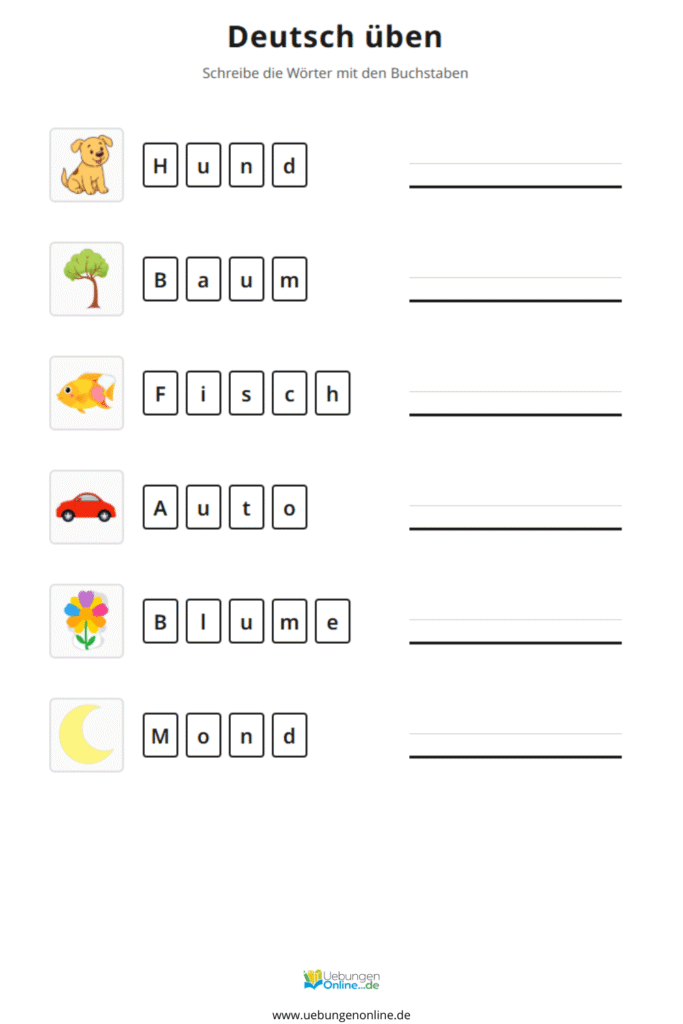schreiben lernen 2. klasse