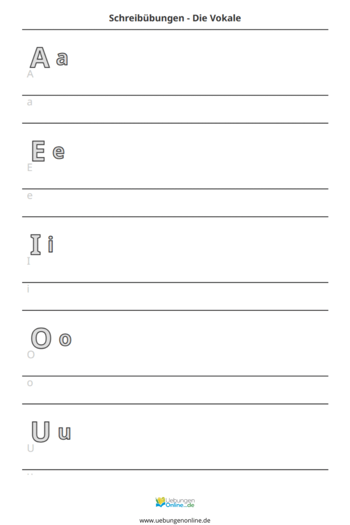 schreiben lernen kinder 1 klasse